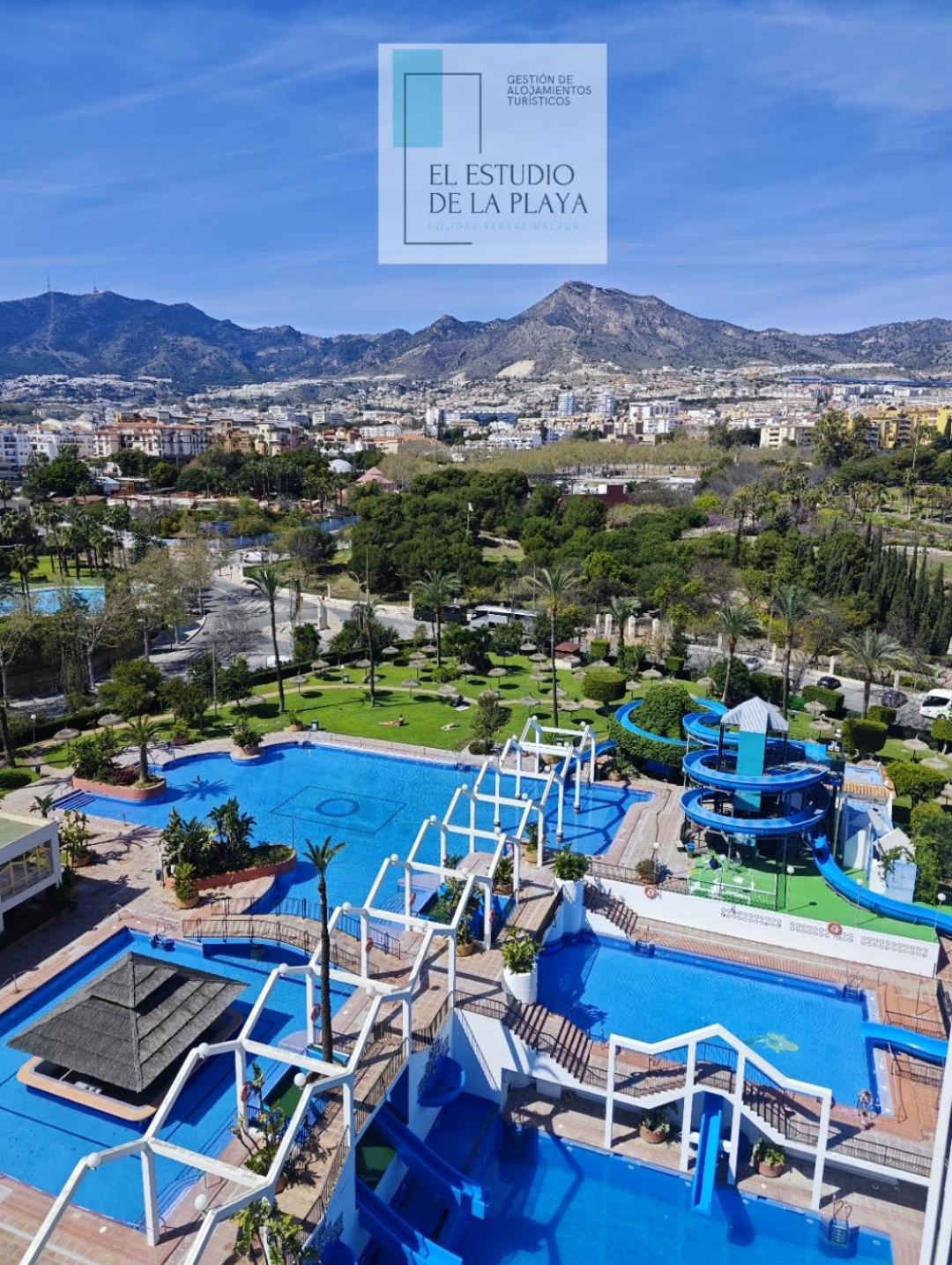 El Estudio De La Playa Benalbeach Vistas Al Mar Бенальмадена Экстерьер фото